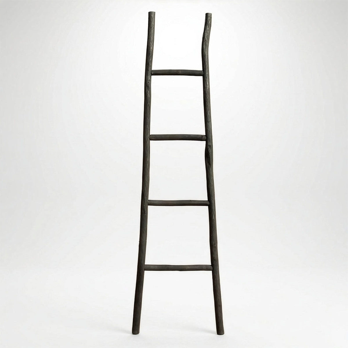 Large Kemu Wood Ladder - 1.5m - Black - Japan Style