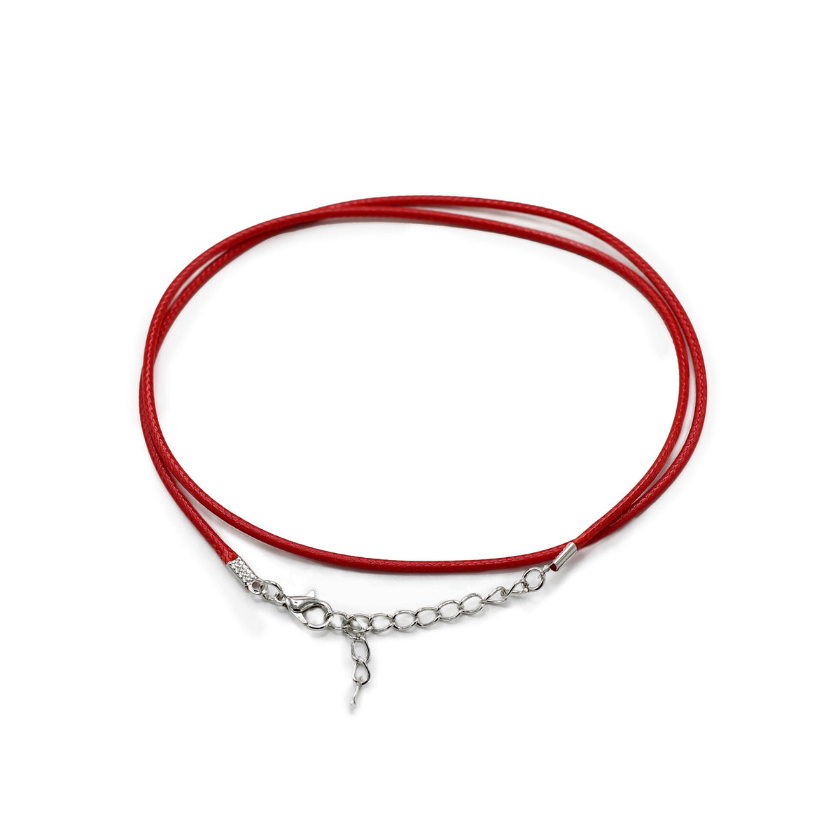 Packs Waxed Pendant Cords - 2mm x 55cm - Assorted - Red 105