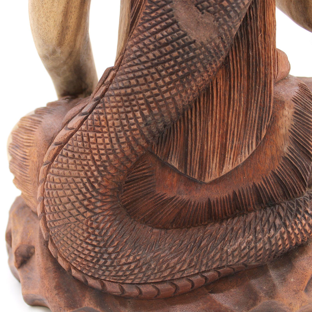 Hand Carved Buddha Statue - Shiva with Cobra - 50cm
