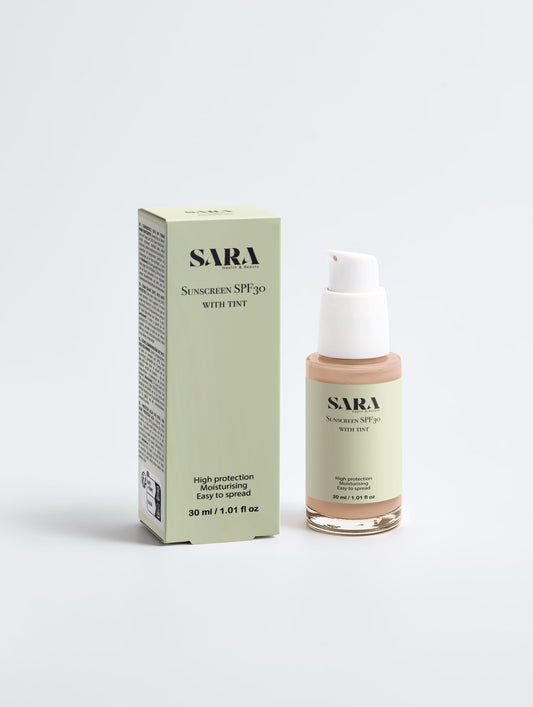 Sunscreen SPF30, with tint