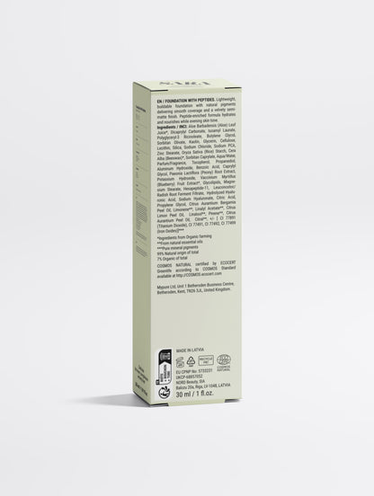 Foundation with Peptides, 10 Light Warm