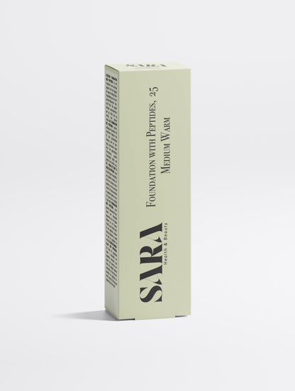 Foundation with Peptides,  25 Medium Warm