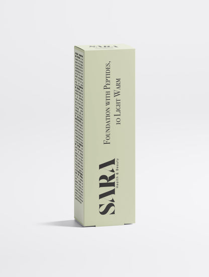 Foundation with Peptides, 10 Light Warm