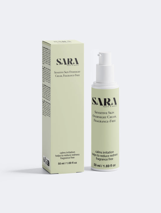 Sensitive Skin Overnight Cream, Fragrance-Free