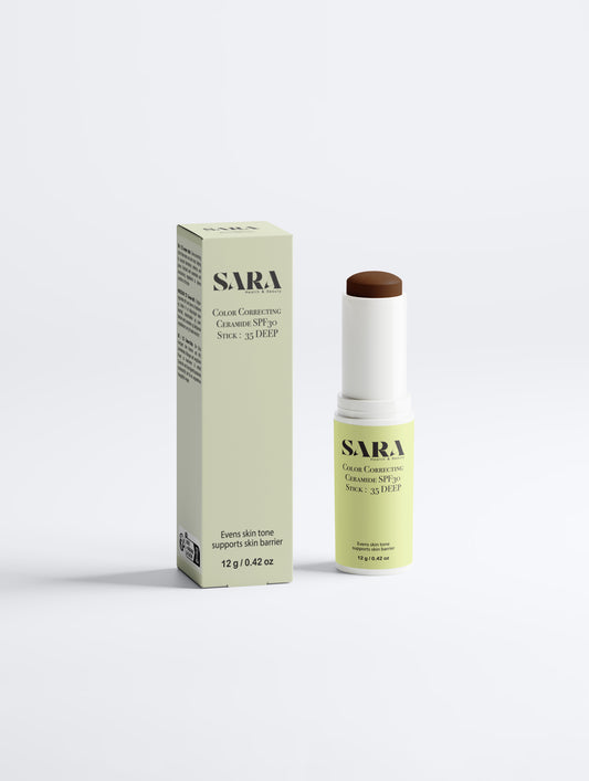Color Correcting Ceramide SPF30 Stick :  35 DEEP