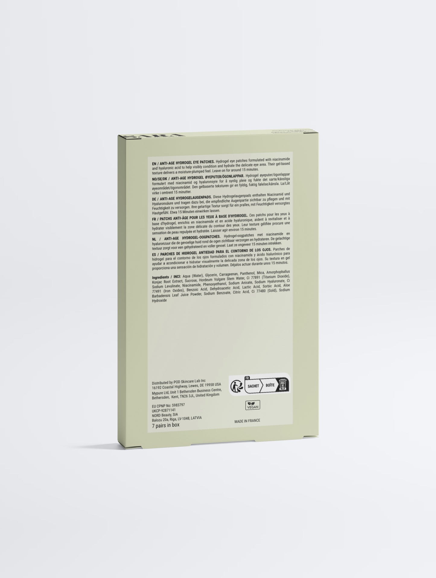 Anti-Age Hydrogel Eye Patches