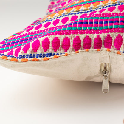 Classic Cushion Cover - Neon Stripes- 30x50cm - Lumber Style