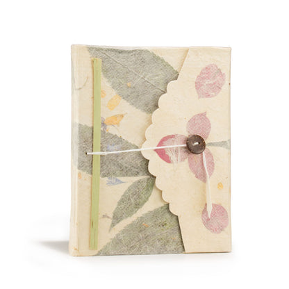 Med Lokta Bougainvillea Notebook Lrg (15x12cm) - 45 leafs