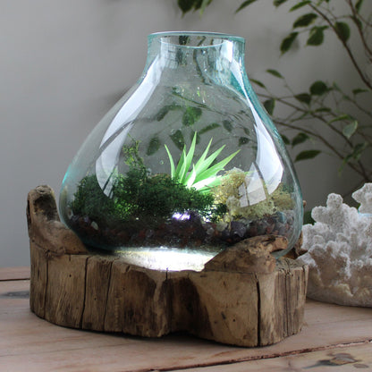 Molten Glass Large Fish Tank - 32cm