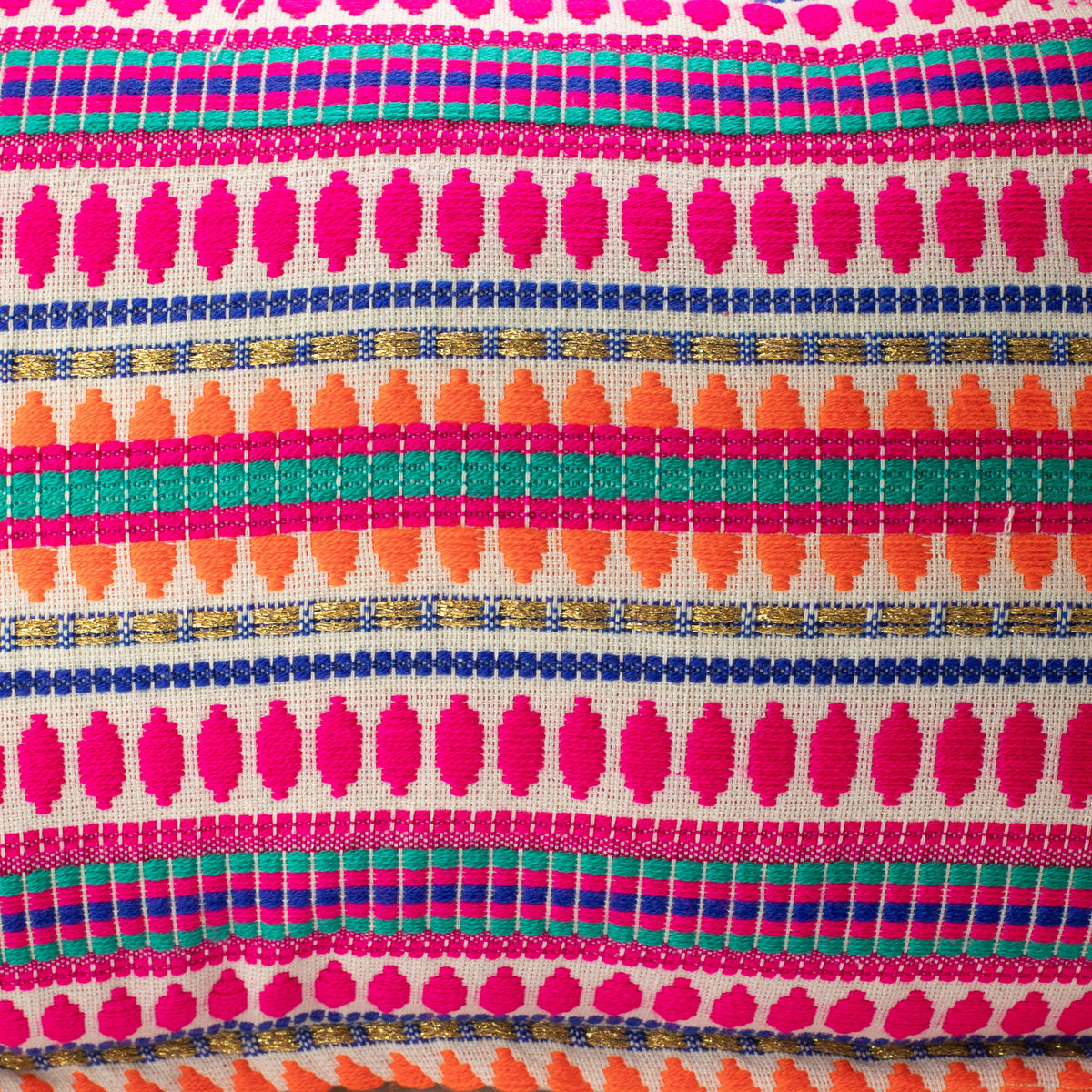Classic Cushion Cover - Neon Stripes- 30x50cm - Lumber Style