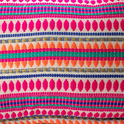 Classic Cushion Cover - Neon Stripes- 30x50cm - Lumber Style
