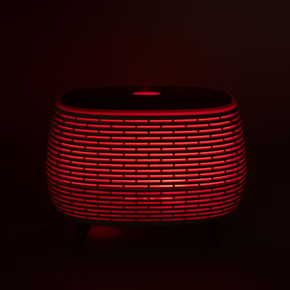 Futuristic Ribbed Aroma Diffuser with Colour-Changing Light