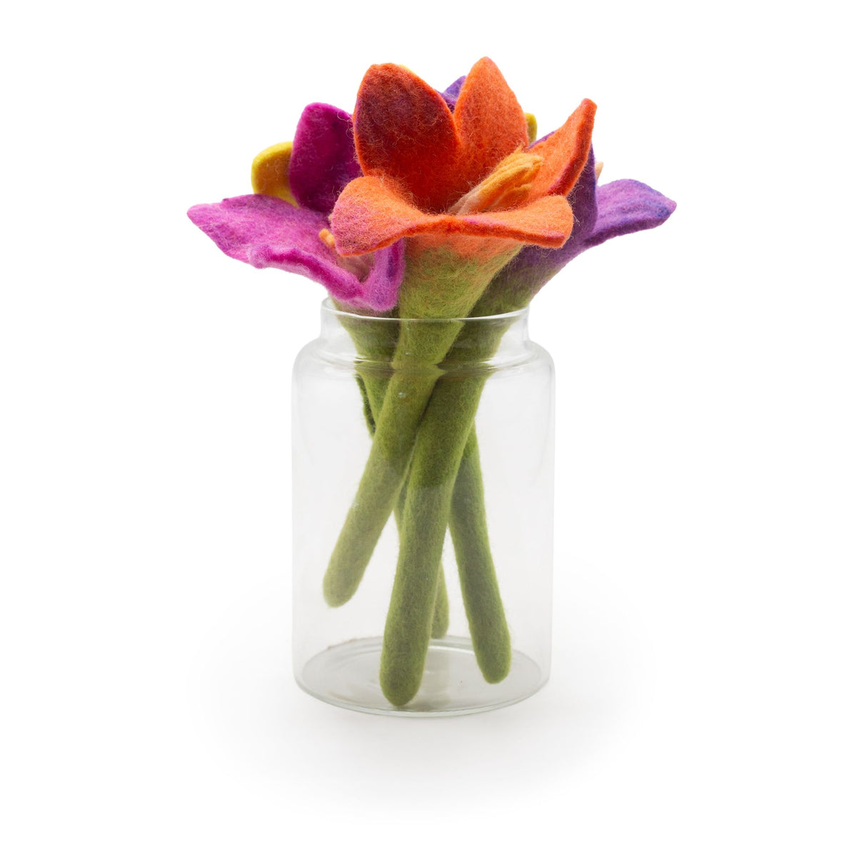 Felt Flowers - Lily (10 assorted colours)