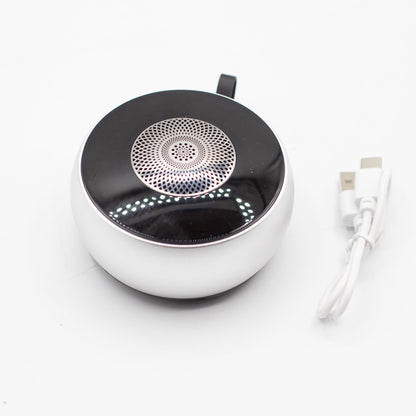 SIlver Mandela Lighting Effect Mini Speaker