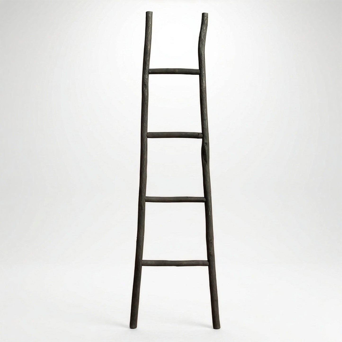 Large Kemu Wood Ladder - 1.5m - Black - Japan Style