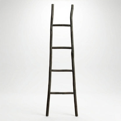 Large Kemu Wood Ladder - 1.5m - Black - Japan Style