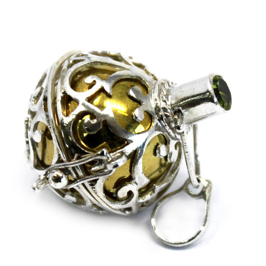 Silver Angel Bell - Love - 12mm