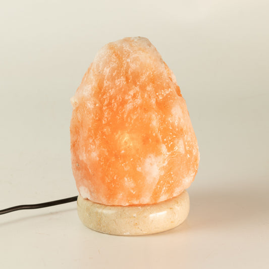 Quality USB Natural Salt Lamp - 11.5 cm (multicolored light)