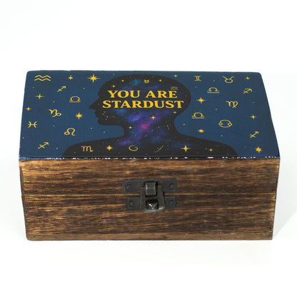 Medium Enamelled Box  - You are Stardust