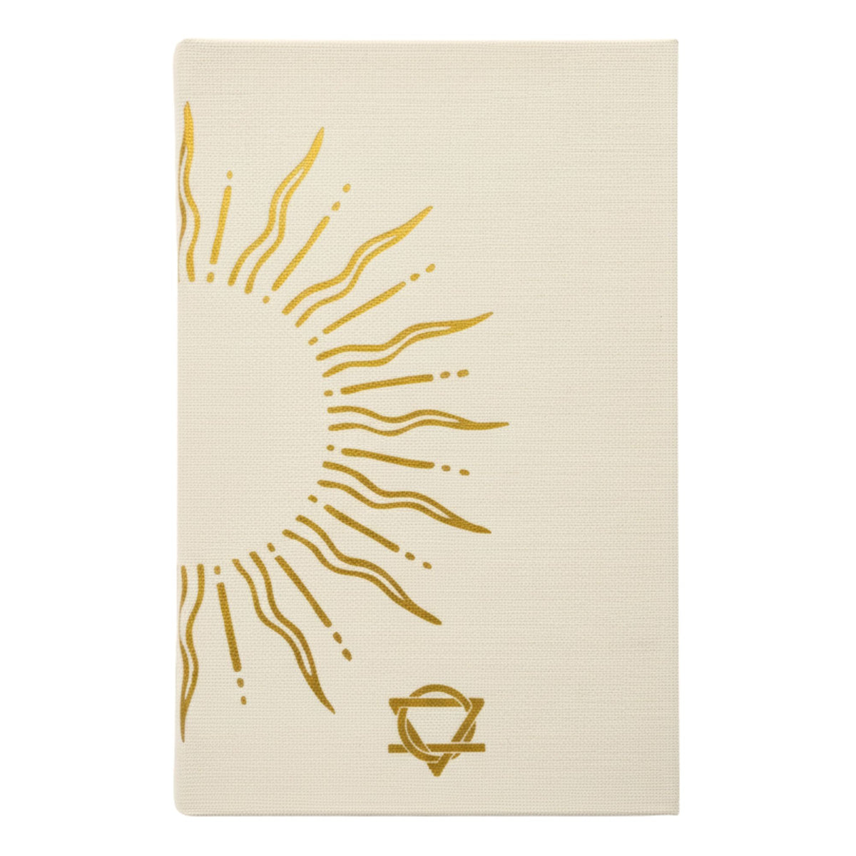 Ivory Gratitude Journal with Gold Lining - 120 pages - My Days are Full of Sun