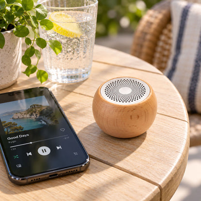 Wooden Mandela Effect Mini Speaker