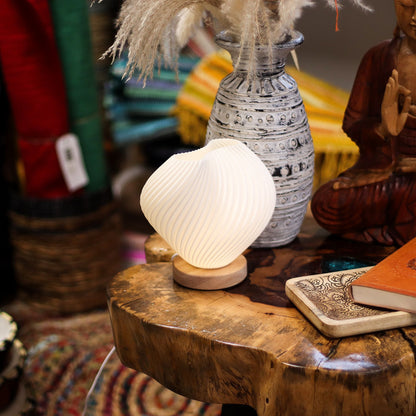 New Wave Lamp - USB - 3 settings - Shell Twisted