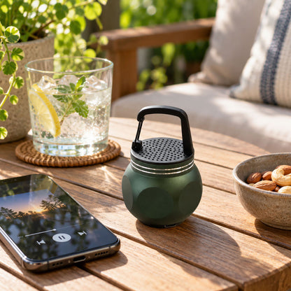 Camping Hook Green Mini Speaker