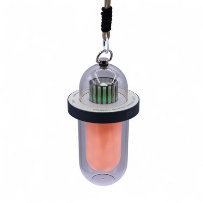 Outdoor Flame Effect Lamp - White USB - C Chargable - Multi Colour