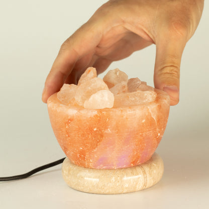 USB Fire Bowl Himalayan Salt Lamp (Multi)
