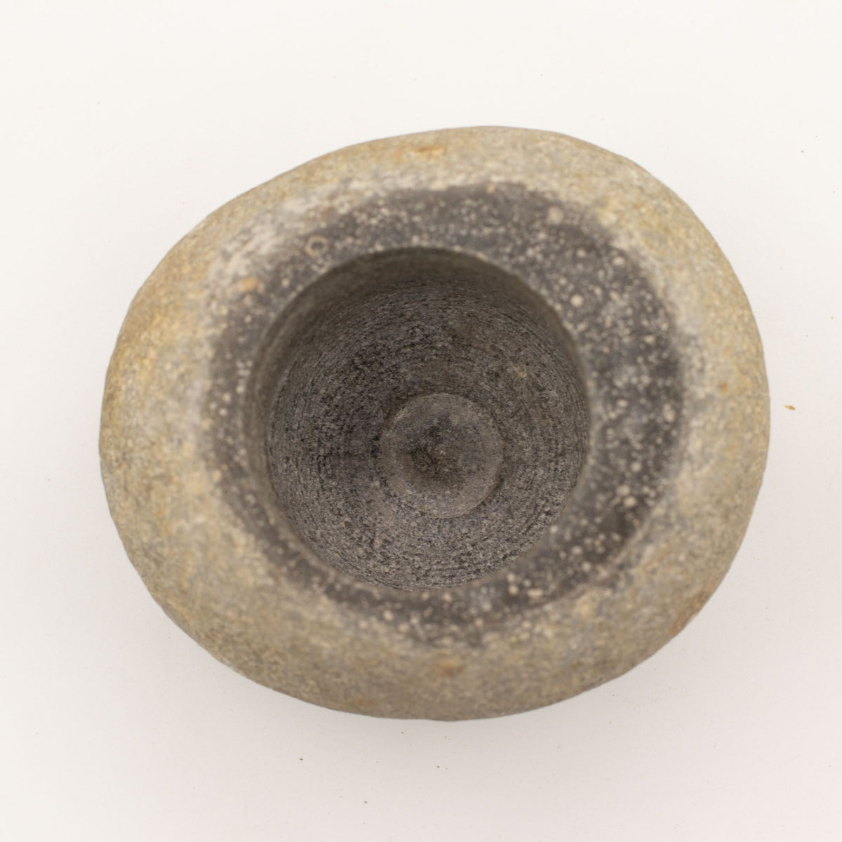 Natural Riverstone Decorative Pestle & Motar- Large (aprox 15x12cm)