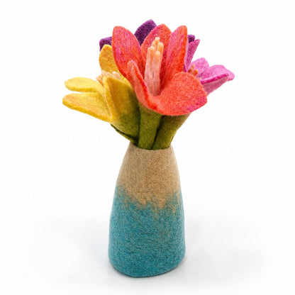 Felt Flowers - Lily (10 assorted colours)