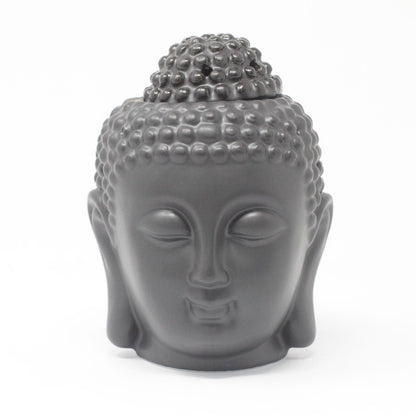Buddha Head Oil Burner - Black