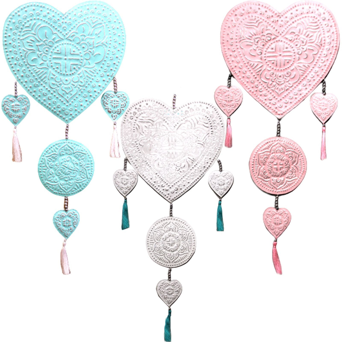 Aluminium Mobile - Hearts