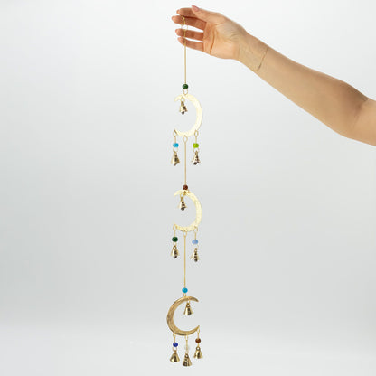 Indian Chimes - Moon Drop - 10  Bells - 6.5x63cm
