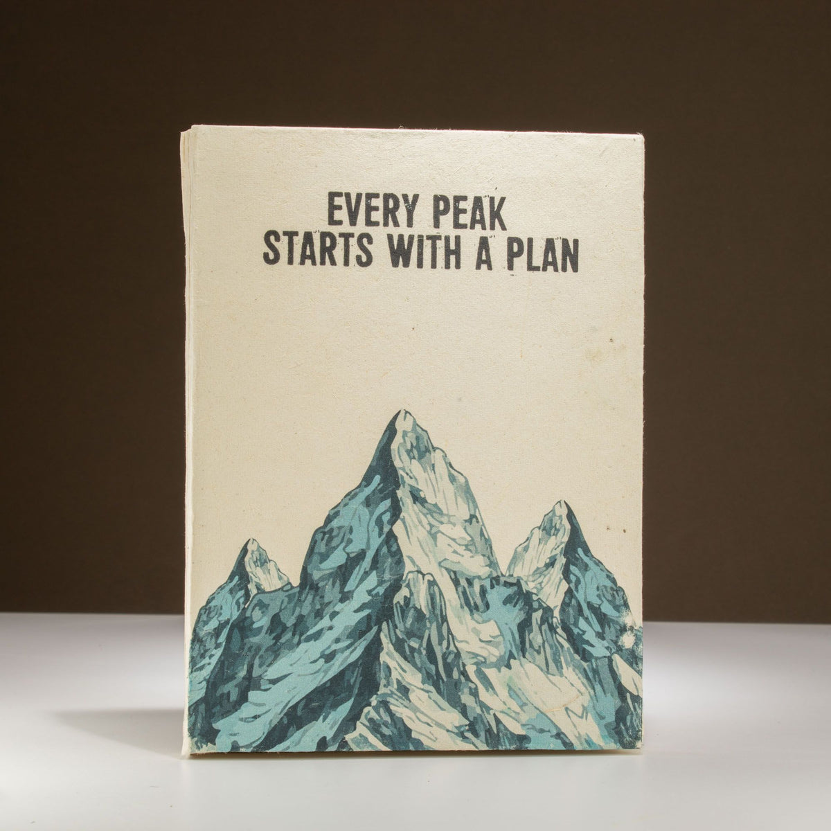 Lrg Lokta Inspiration Notebook (21x15cm) - 45 leafs - Every Peak - inc bookmark