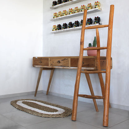 Large Teak Ladder - 1.5m - Natural