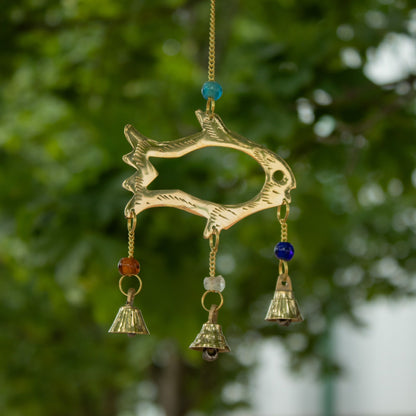 Indian Chimes - Fish Drop - 7 Bells - 8.5x54cm