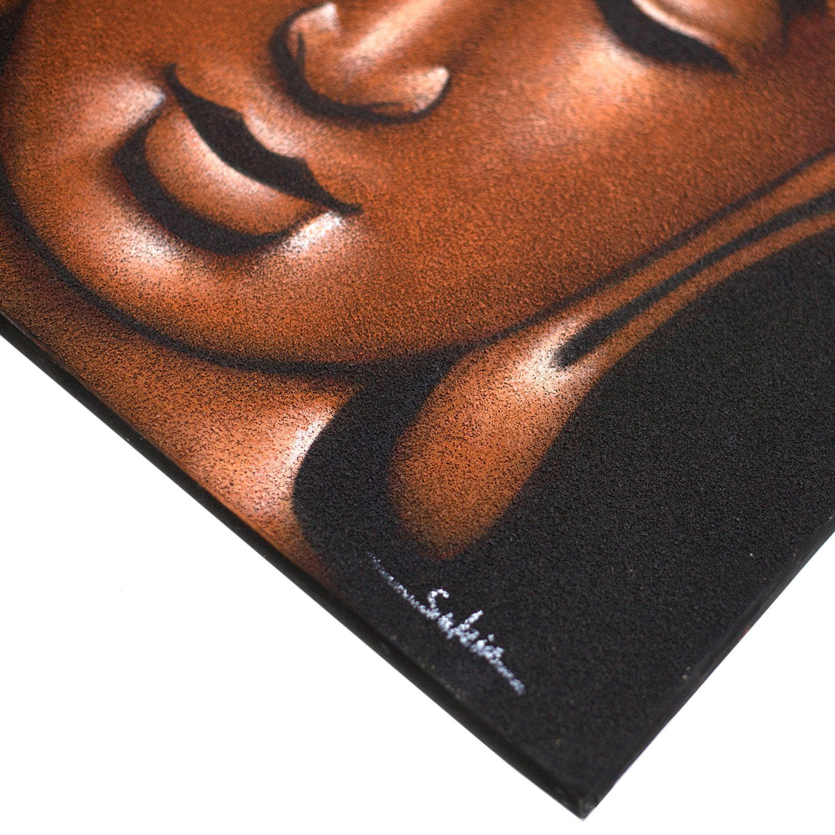 Buddah Painting - Copper Sand Finish 60x80cm