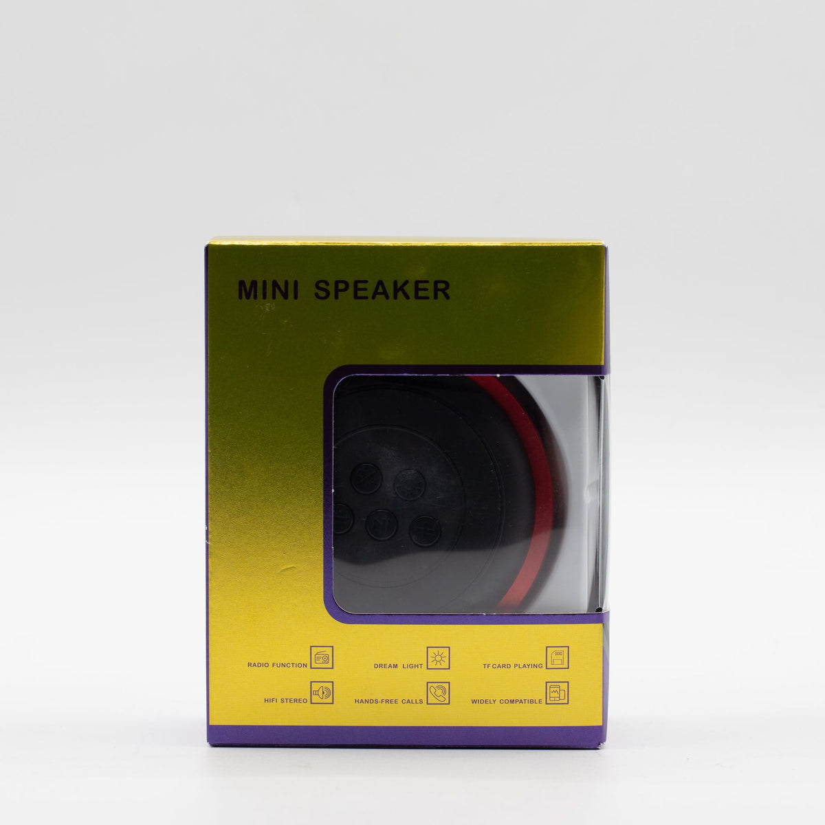 Red Mandela Lighting Effect Mini Speaker