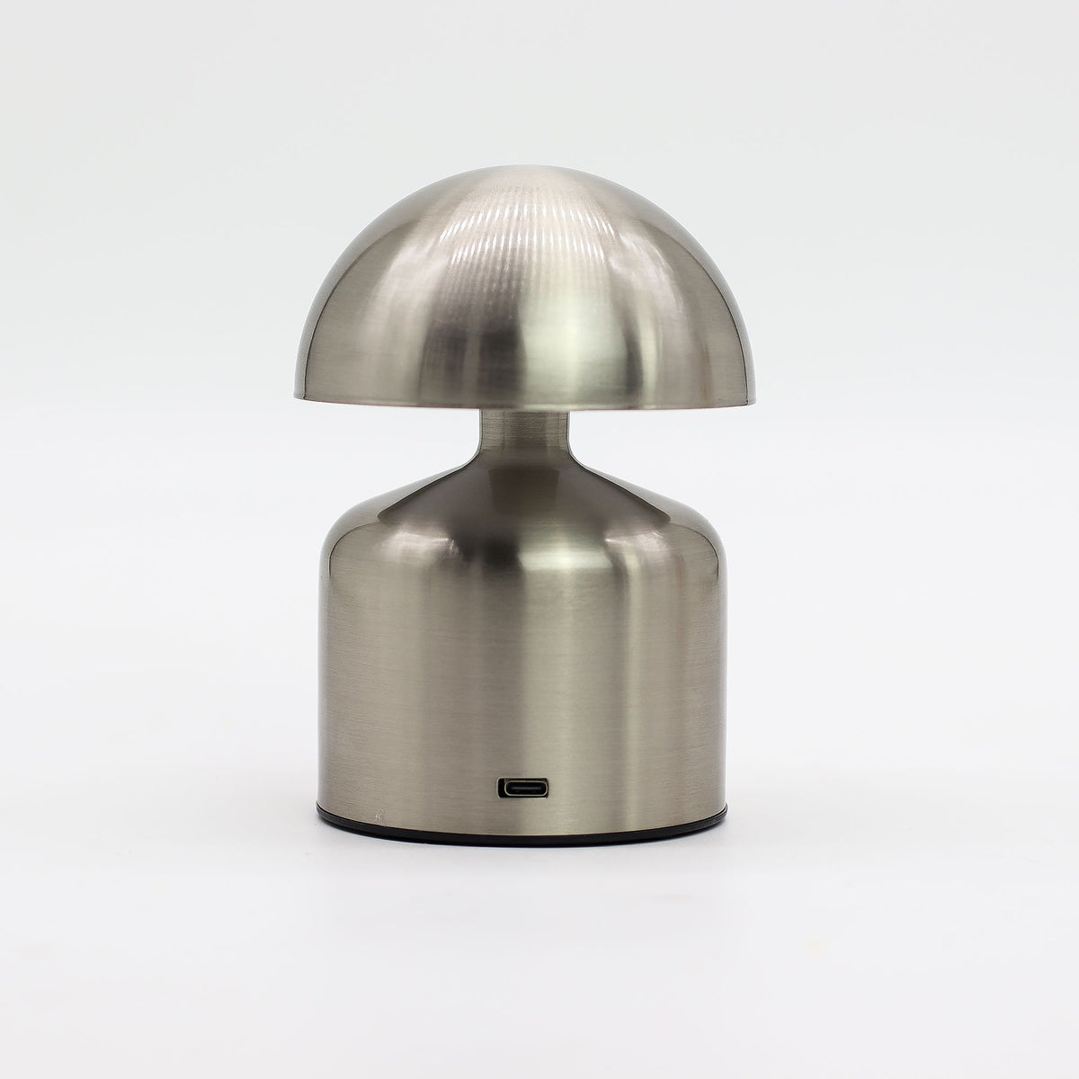 Touch Lamp - Dome Mushroom Silver - USB (C) - Rechargable  (400 Watt)