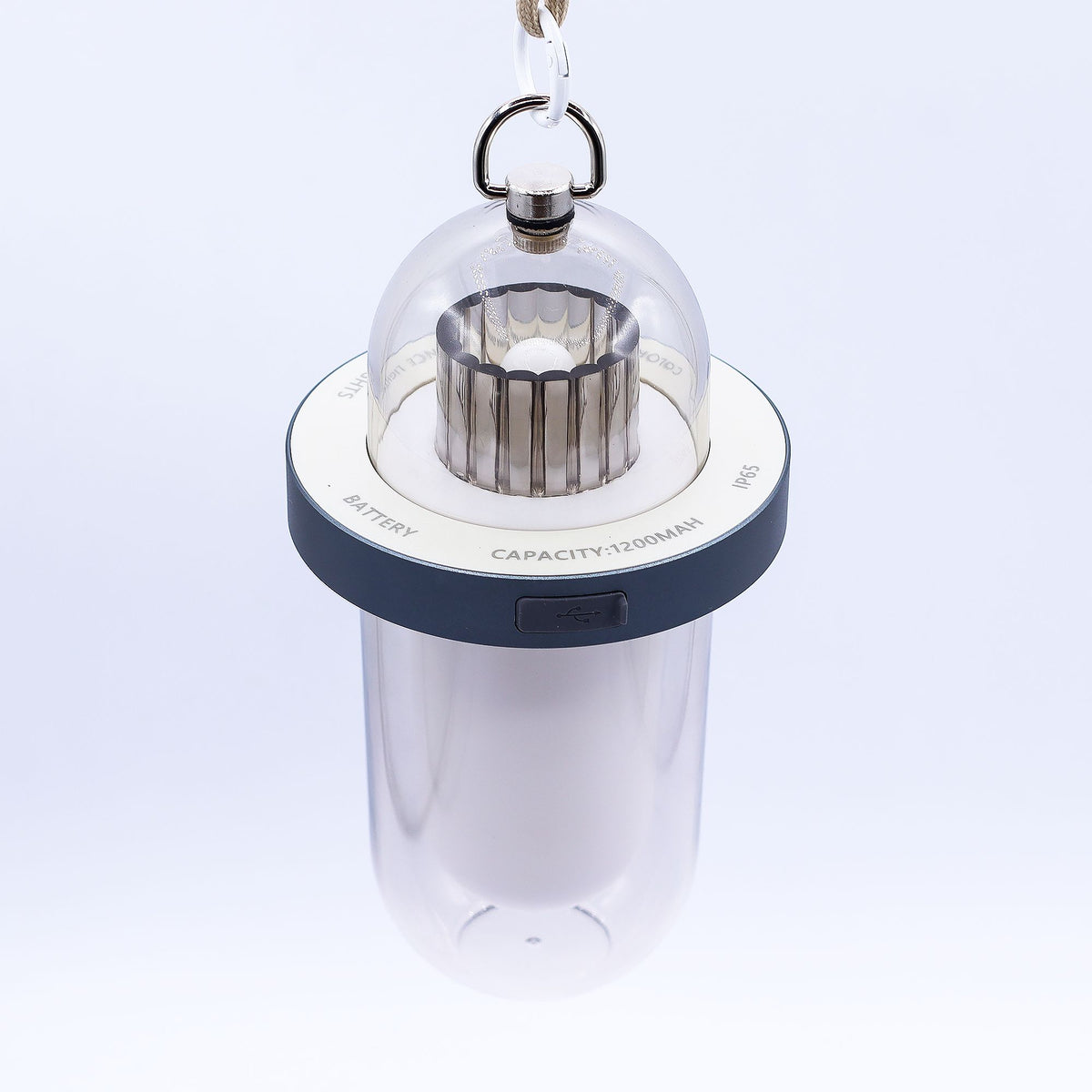 Outdoor Flame Effect Lamp - White USB - C Chargable - Multi Colour