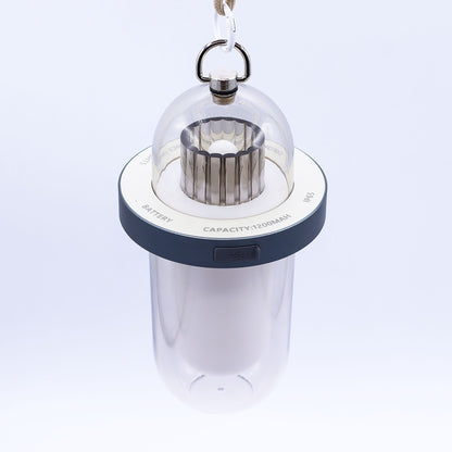 Outdoor Flame Effect Lamp - White USB - C Chargable - Multi Colour