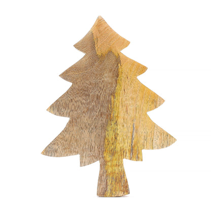 Lost in the Forrest -  Enamel Tree Wooden Bowl - 25x19cm