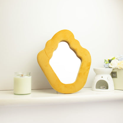 Soft Squiggly Mirror - Flame - Marigold