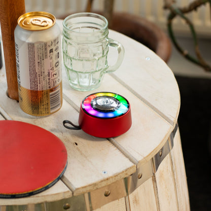 Red Mandela Lighting Effect Mini Speaker