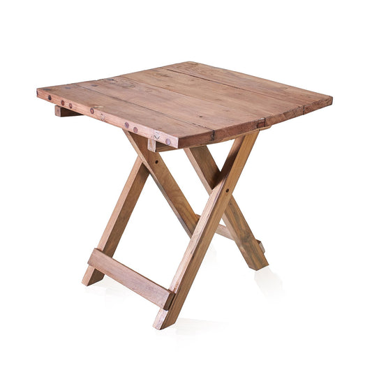 Square Folding Coffee Table - 50x50cm