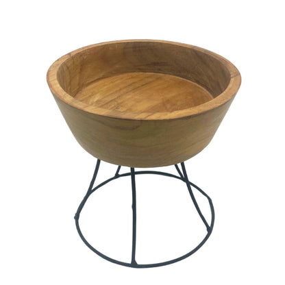 Elevated Teak Bowl 15cm - Small Tray