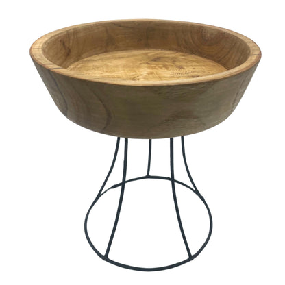 Elevated Teak Bowl 20cm - Medium Tray