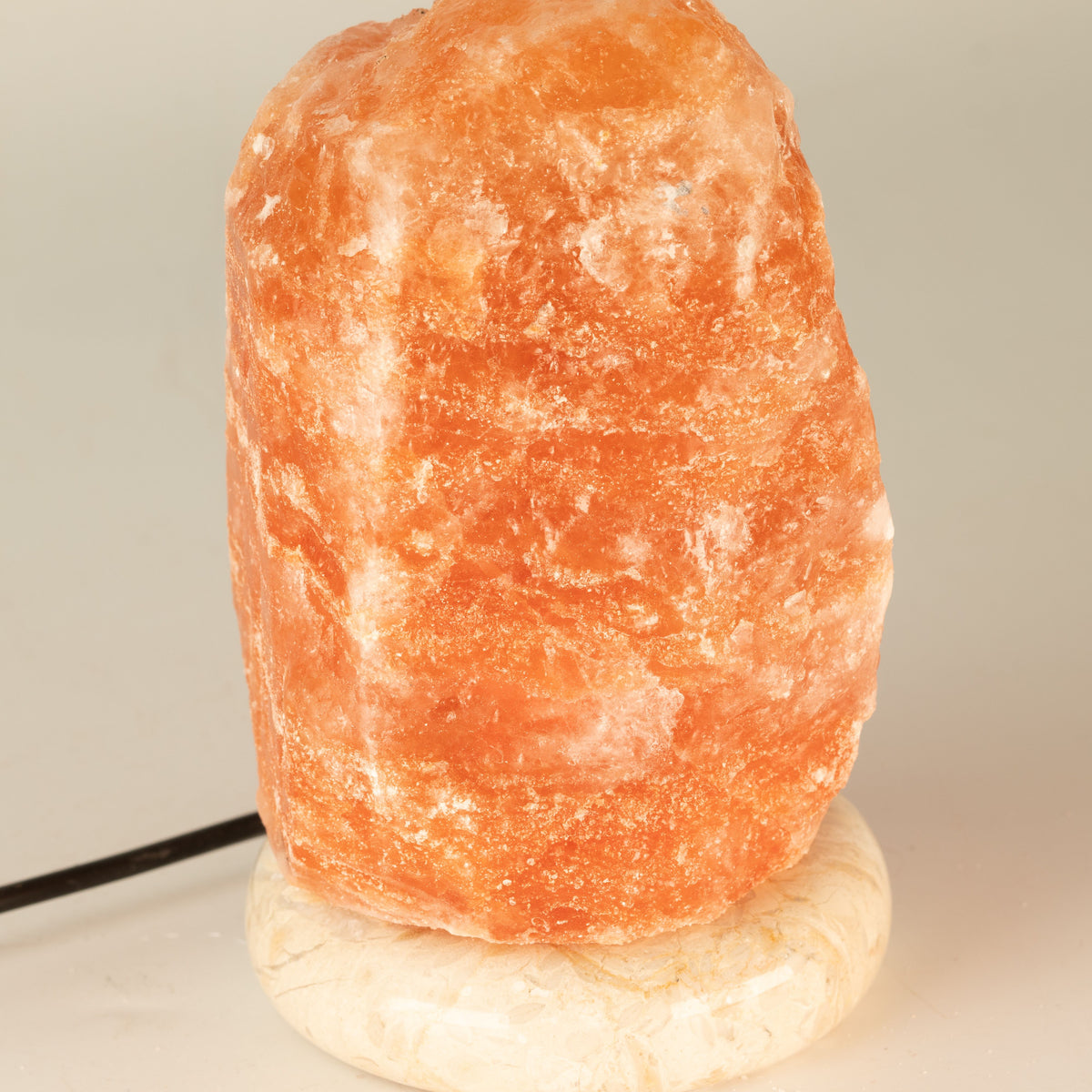 Quality USB Natural Salt Lamp - 11.5 cm (white light)