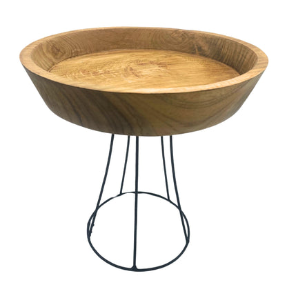 Elevated Teak Bowl 20cm - Large Tray